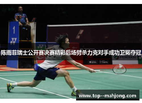 陈雨菲瑞士公开赛决赛精彩后场劈杀力克对手成功卫冕夺冠